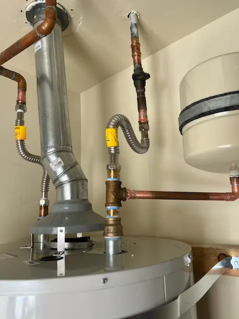 Water heater installation and plumbing repair in Jones